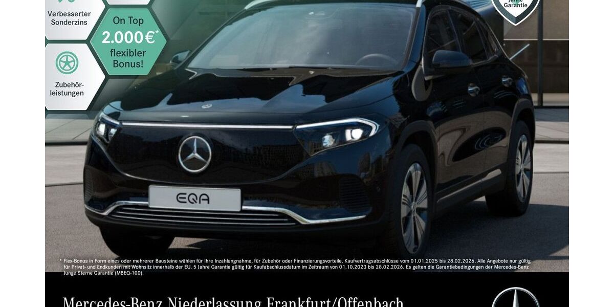 Mercedes-Benz EQA 19.390 km 33.990 &euro; Frankfurt 60599