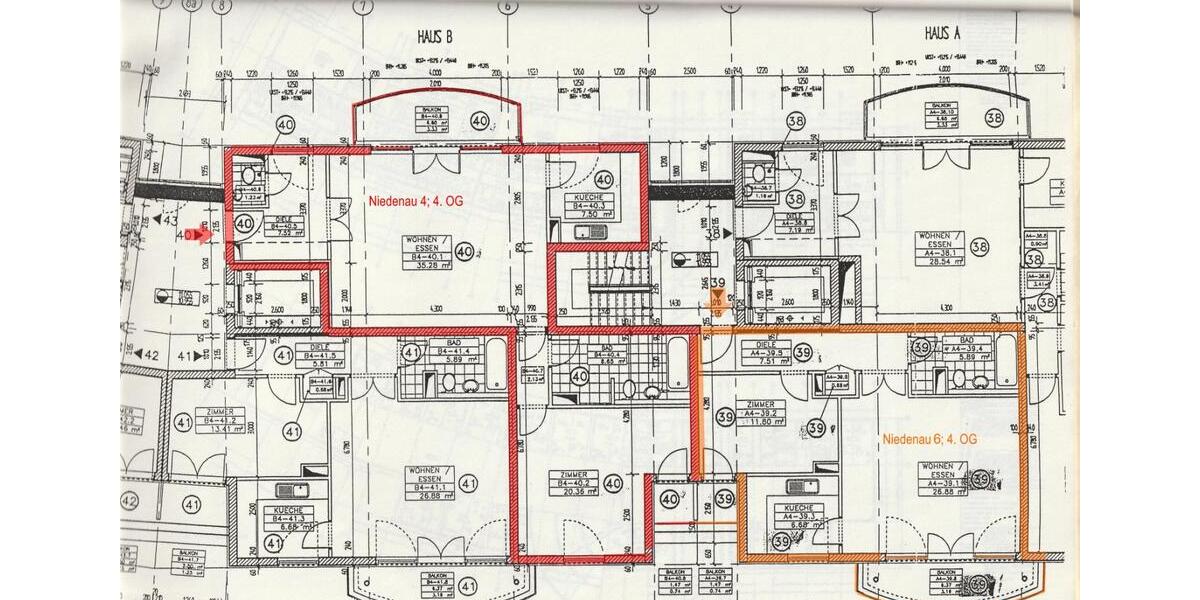 Etagenwohnung Frankfurt am Main Bockenheim - 2 Zimmer, 82 m&sup2;, 1.980.000&euro; | Angebot:24522595