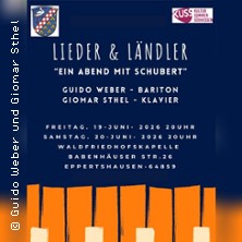 Lieder&Ländler - Ein Abend mit Schubert 19.06.2026 Waldfriedhof Eppertshausen