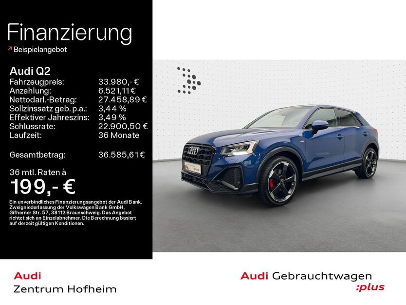 Audi Q2 5.743 km 32.999 € Hofheim 65719