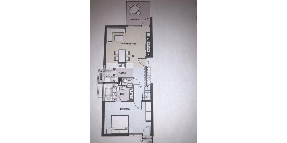 Maisonettenwohnung Frankfurt am Main Sachsenhausen Süd - 3 Zimmer, 78 m&sup2;, 575.000&euro; | Angebot:26614001