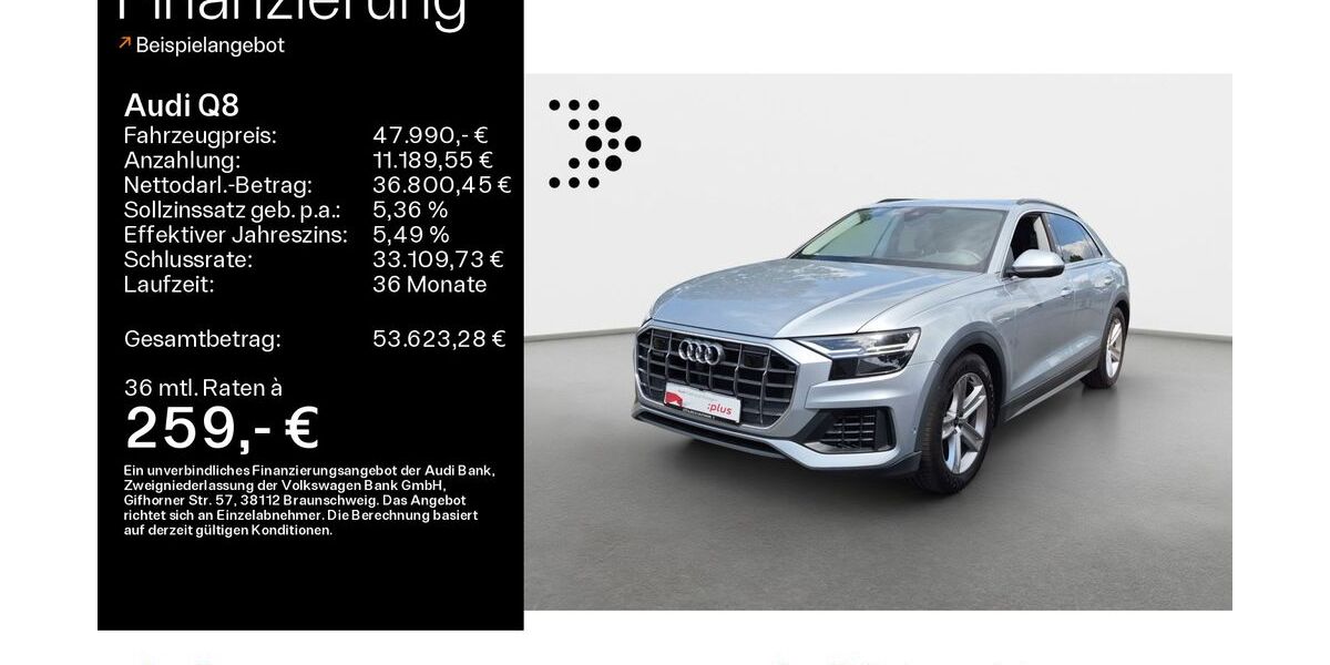 Audi Q8 57.999 km 47.290 &euro; Hofheim 65719