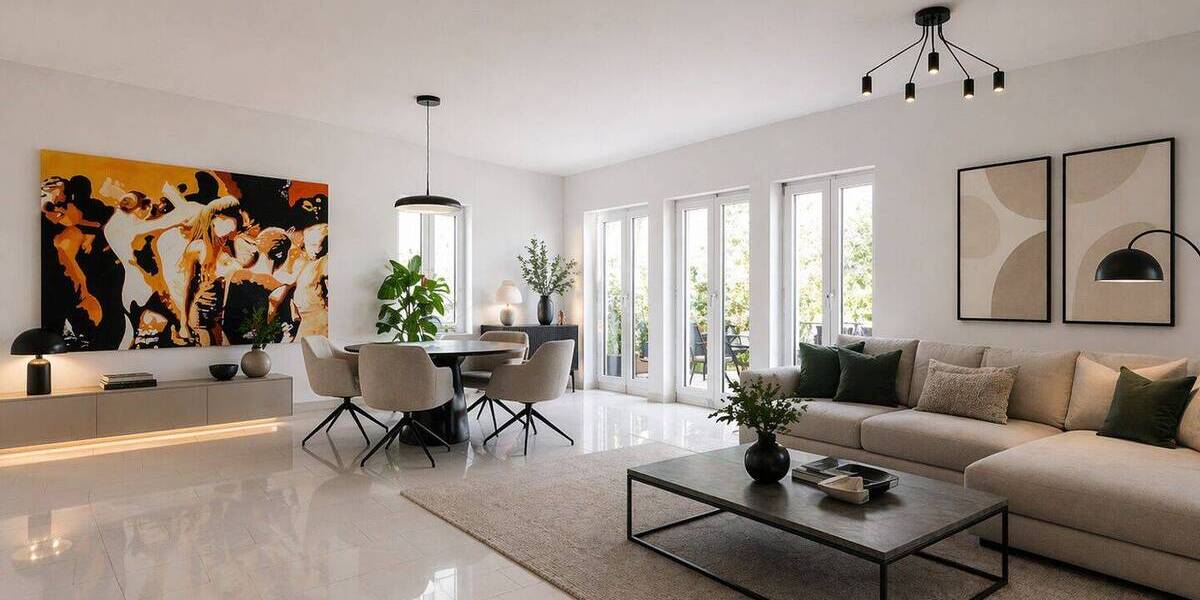 Etagenwohnung Frankfurt am Main Gutleutviertel - 3 Zimmer, 133 m&sup2;, 1.300.000&euro; | Angebot:26289747