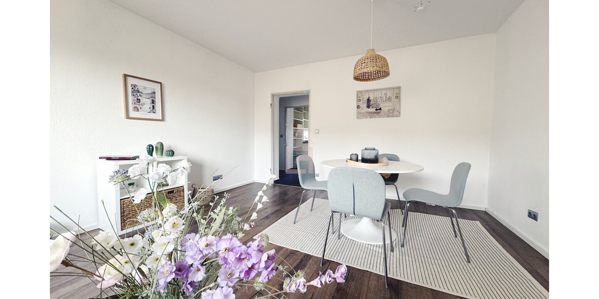 3-Zimmer Stadtapartment mit Balkon und Gartenblick für Singles oder Paare - Etagenwohnung Darmstadt-Bessungen Bessungen | Angebot:26180476