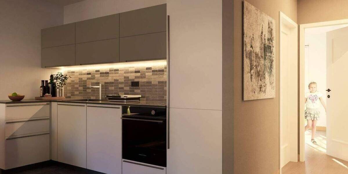 Etagenwohnung Offenbach am Main Bürgel - 2 Zimmer, 46 m&sup2;, 264.960&euro; | Angebot:26891452
