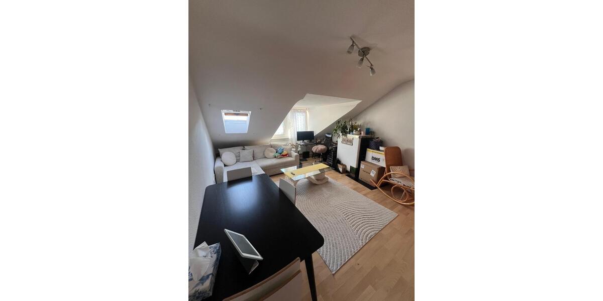 Dachgeschoßwohnung Darmstadt Bessungen - 2 Zimmer, 49 m&sup2;, 600&euro; | Angebot:26222876