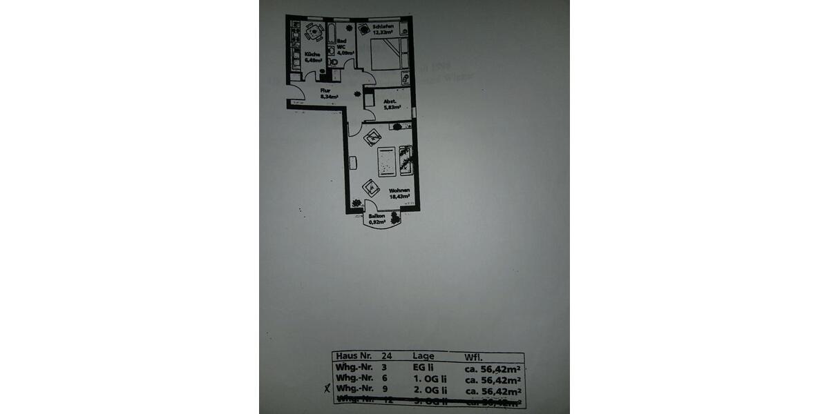 Etagenwohnung Frankfurt am Main Nordend Ost - 1 Zimmer, 56 m&sup2;, 369.000&euro; | Angebot:25126980