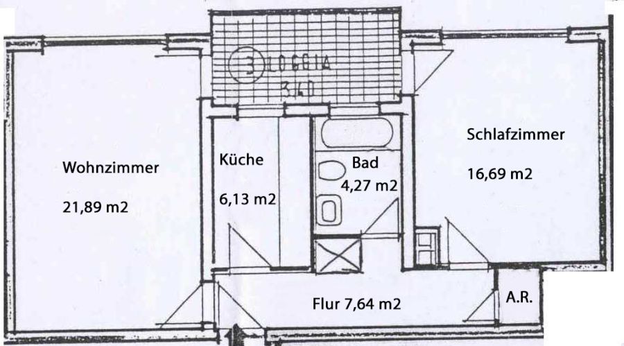 2-Zi. ETW Dietzenbach Westend - Etagenwohnung Dietzenbach | Angebot:26417275