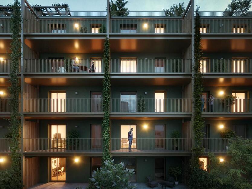 Kompakte 2-Zimmer-Wohnung im Neubau mit Balkon! zimmer