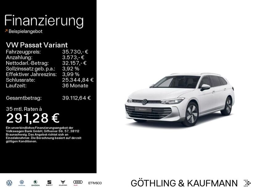 VW Passat Variant 20.196 km 34.930 € Hofheim 65719