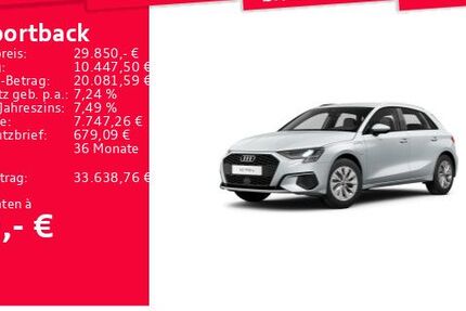Audi A3 24.636 km 29.850 &euro; Frankfurt am Main 60314