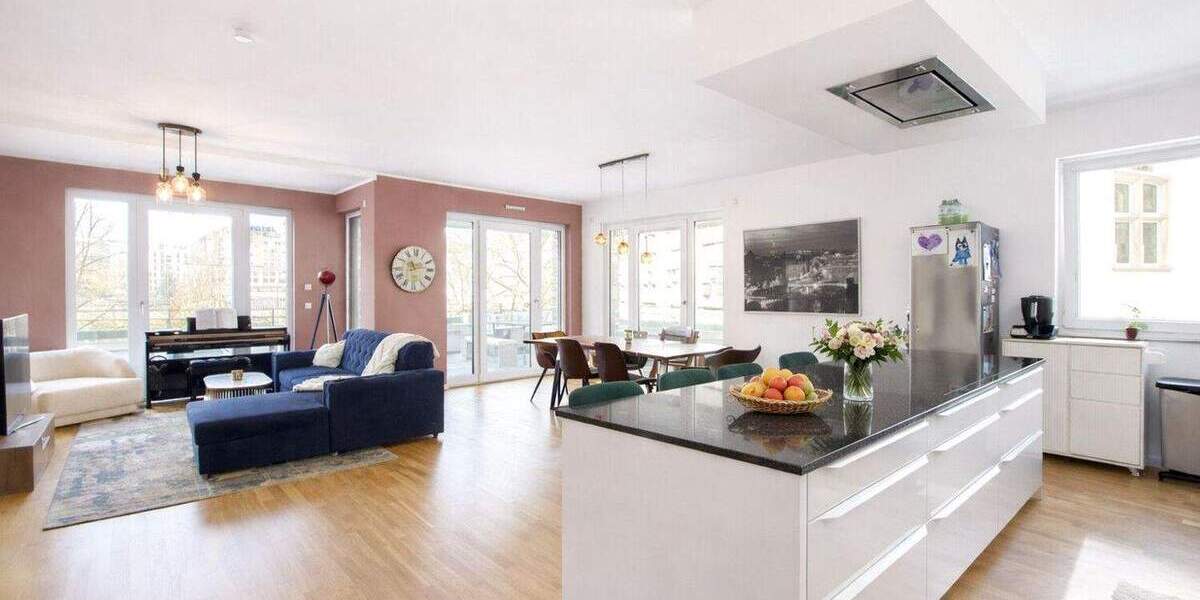 Etagenwohnung Frankfurt am Main Bockenheim - 3 Zimmer, 122 m&sup2;, 1.100.000&euro; | Angebot:25626441