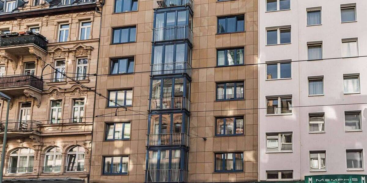 Etagenwohnung Frankfurt am Main Bahnhofsviertel - 2 Zimmer, 55 m&sup2;, 1.695&euro; | Angebot:24025853