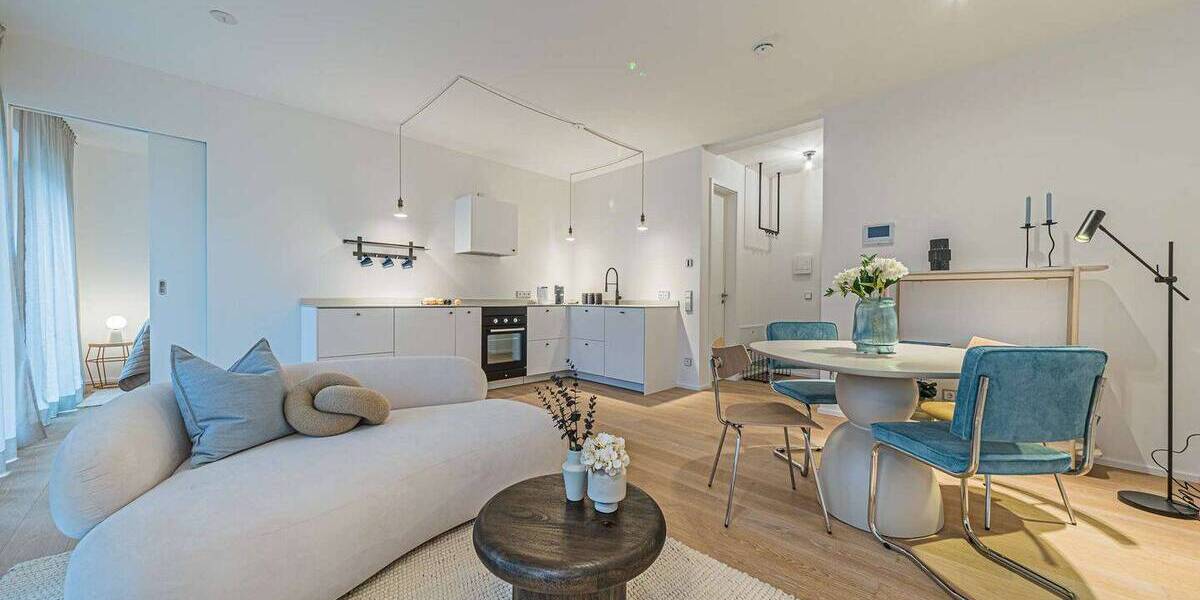 Etagenwohnung Frankfurt am Main Innenstadt - 2 Zimmer, 63 m&sup2;, 2.600&euro; | Angebot:26388792