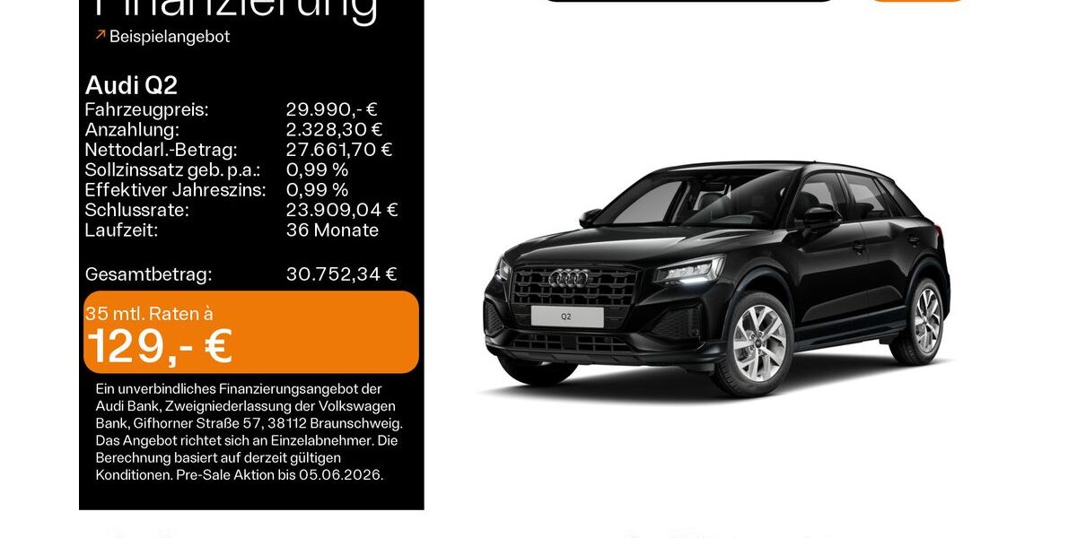 Audi Q2 12.368 km 29.480 &euro; Hofheim 65719