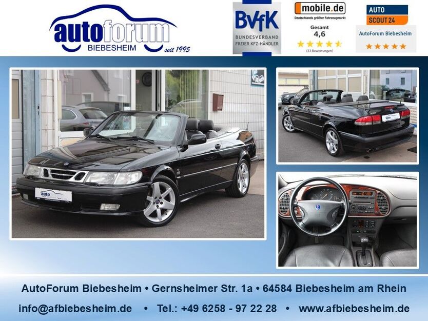 Saab 9-3 188.000 km 3.999 € Biebesheim 64584