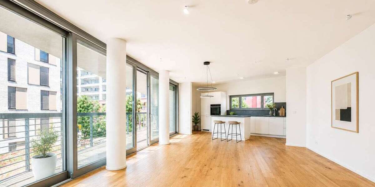 Etagenwohnung Offenbach am Main Hafen - 3 Zimmer, 118 m&sup2;, 609.000&euro; | Angebot:27055608