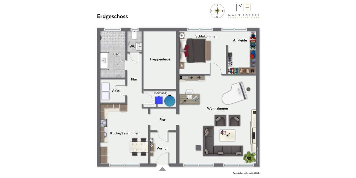 Etagenwohnung Neu-Isenburg Isenburg - 2 Zimmer, 109 m&sup2;, 1.300&euro; | Angebot:25631712