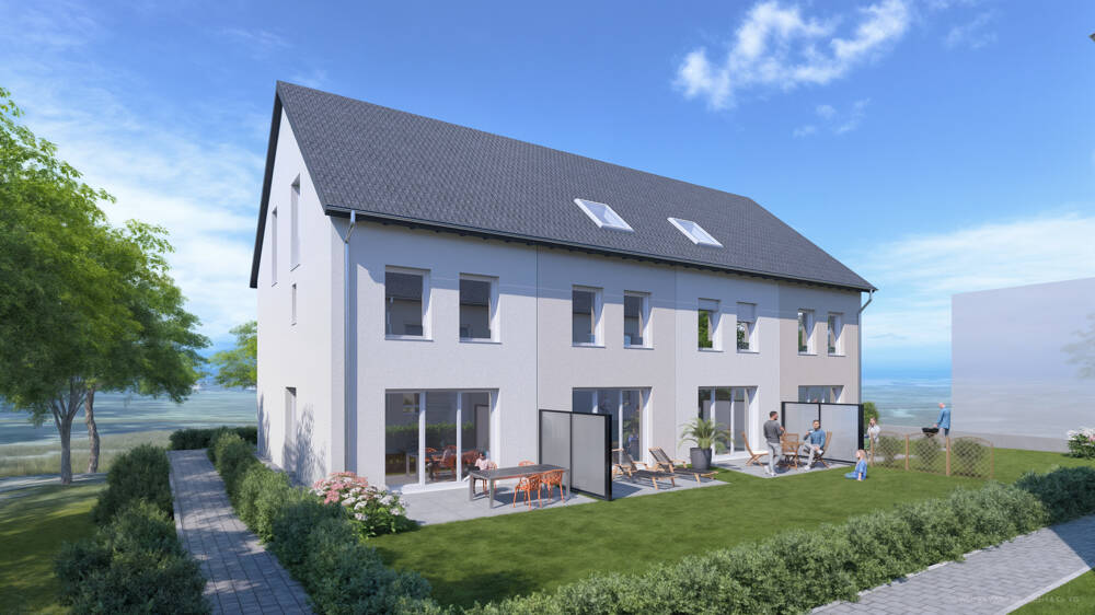 Modernes Reihenendhaus mit 122 m² Wohnfläche im KfW-55 Standard jetzt NEU mit KfW-55-Förderung 5 zimmer