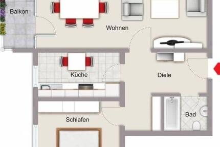 Wohnung Bensheim - 2 Zimmer, 70 m&sup2;, 225.000&euro; | Angebot:27469880