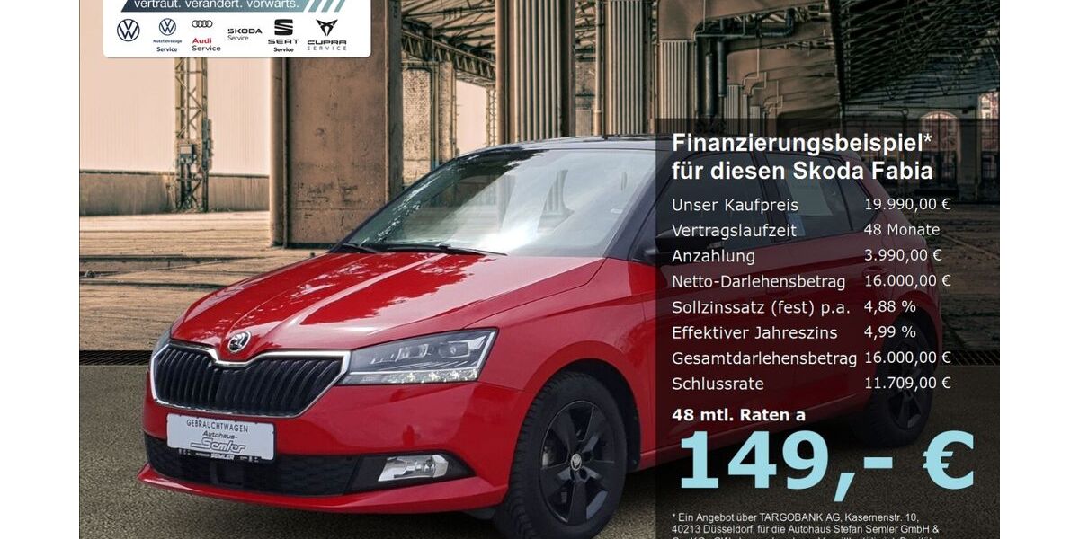 Skoda Fabia 19.576 km 18.490 &euro; Griesheim 64347