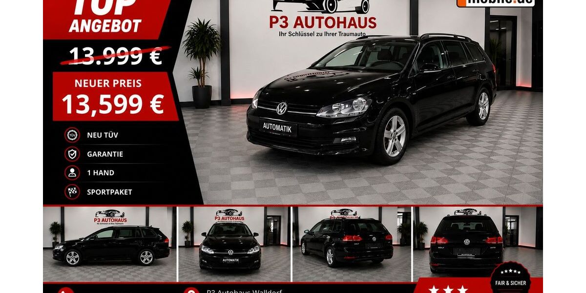 VW Golf 133.698 km 13.599 &euro; Mörfelden-Walldorf 64546