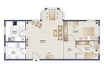 Etagenwohnung Hofheim - 3 Zimmer, 73 m&sup2;, 1.000&euro; | Angebot:26796268