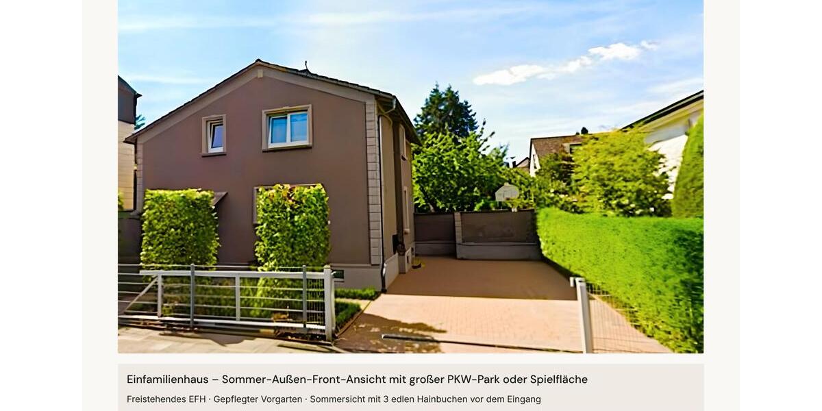 Einfamilienhaus Dreieich - 6 Zimmer, 179 m&sup2;, 3.450&euro; | Angebot:26482304