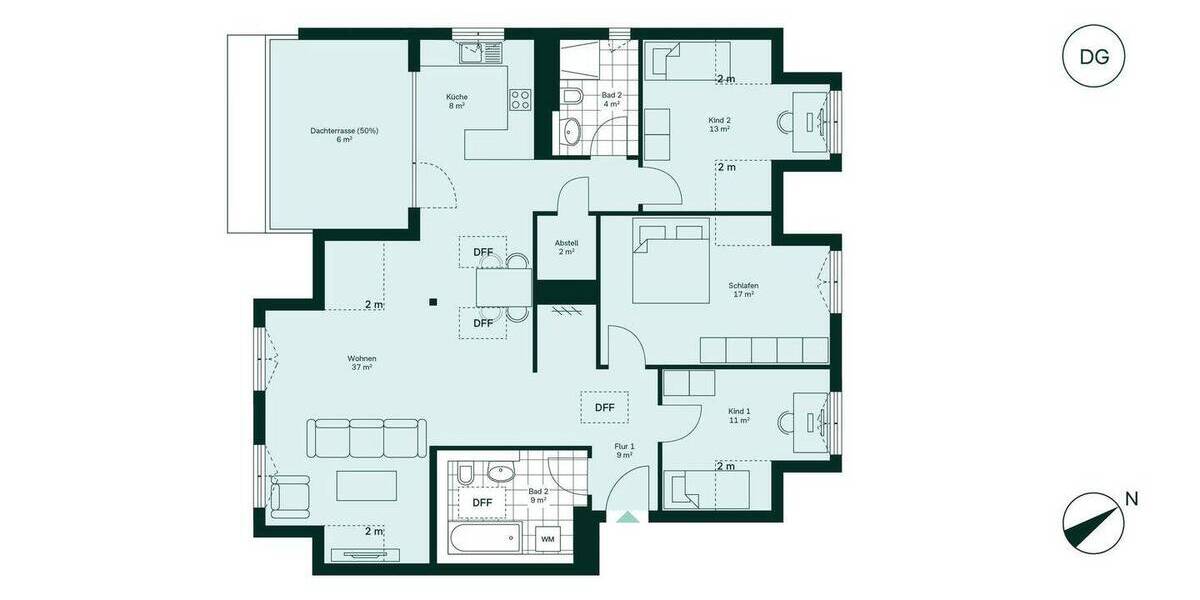 Etagenwohnung Bensheim - 4 Zimmer, 124 m&sup2;, 729.900&euro; | Angebot:25996191