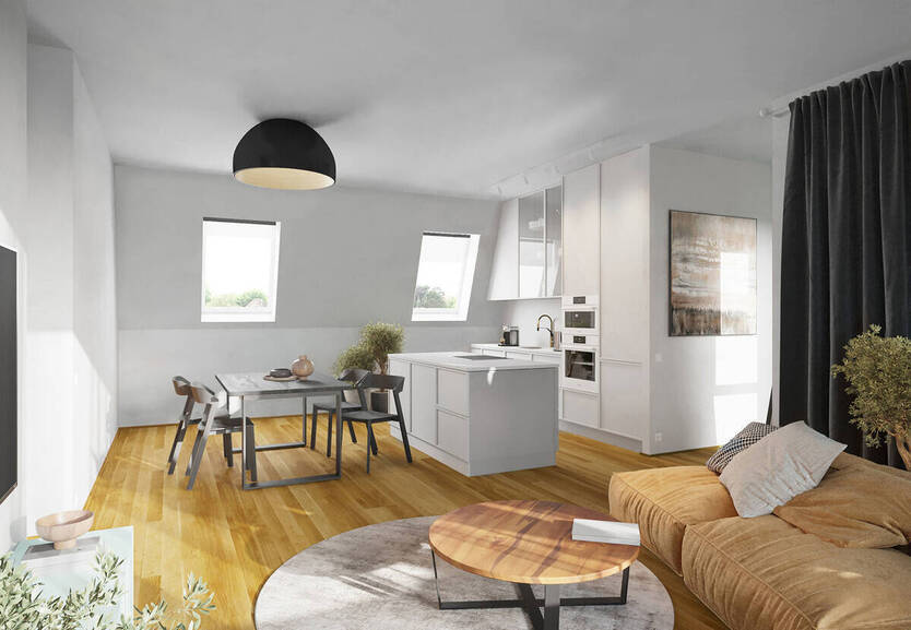 Lichtdurchflutete Neubau-Wohnung mit Süd-Balkon und hochwertiger Ausstattung 1 zimmer