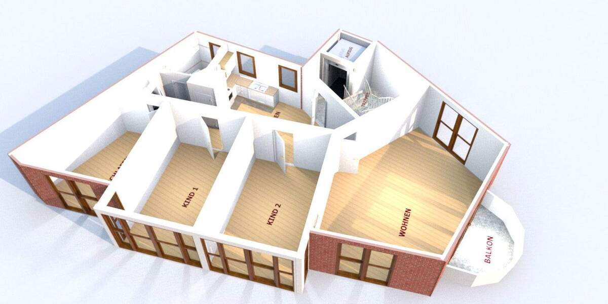 Lichtdurchflut., repräs. 4Zi-Whg mit Flair in S-Bahn u. Main-Nähe, 127 qm, BLk, ruhig, barrierefrei, 4 zimmer