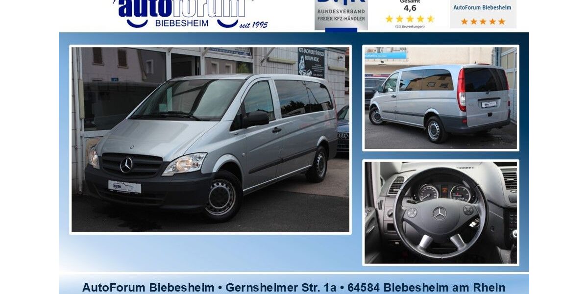 Mercedes-Benz Vito 198.000 km 13.999 &euro; Biebesheim 64584