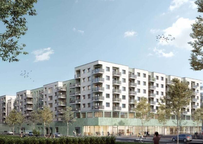 VALENTINA-Schönhof-Viertel | Helle 2-Zimmerwohnung - effizienter Schnitt mit EBK und Balkon