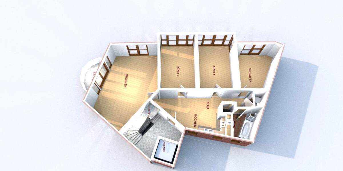 Lichtdurchflut., repräs. 4Zi-Whg mit Flair in S-Bahn u. Main-Nähe, 127 qm, BLk, ruhig, barrierefrei, 4 zimmer