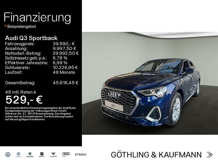 Audi Q3 16.500 km 38.990 € Hofheim 65719
