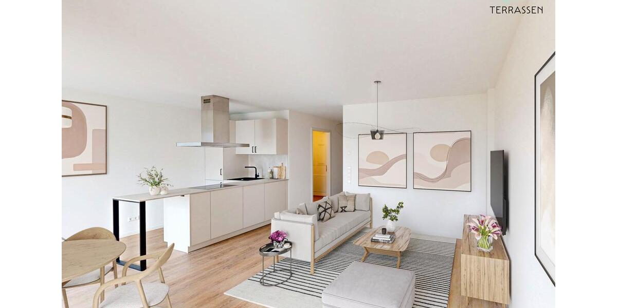 Moderne 1-Zimmer Wohnung mit großzügiger Terrasse 1 zimmer