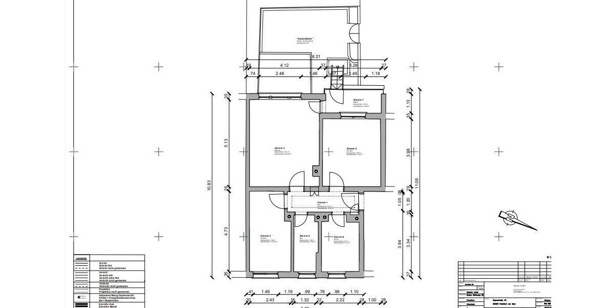 Erdgeschoßwohnung Frankfurt am Main West - 3 Zimmer, 64 m&sup2;, 319.000&euro; | Angebot:27094731