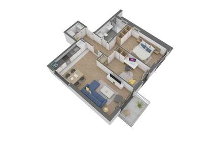 Wohnung Offenbach am Main Bürgel - 3 Zimmer, 66 m&sup2;, 380.530&euro; | Angebot:26835194