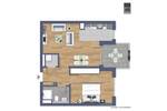 Etagenwohnung Bensheim - 2 Zimmer, 54 m&sup2;, 780&euro; | Angebot:26910472