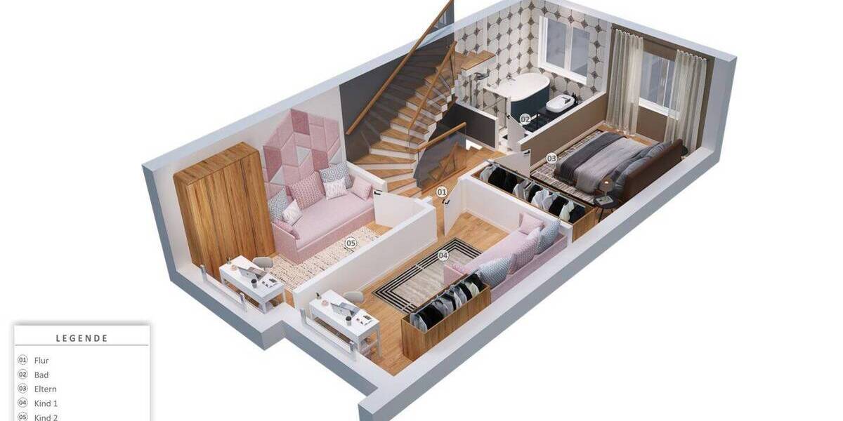 Reihenmittelhaus Nierstein - 5 Zimmer, 125 m&sup2;, 450.000&euro; | Angebot:26722988