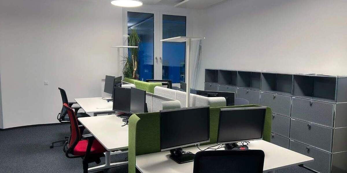 Modernes Büro M: 5 Arbeitsplätze, voll möbliert, All-Inclusive - Neu-Isenburg zimmer