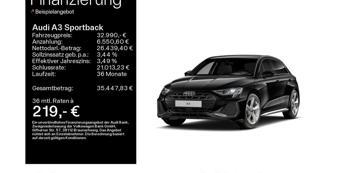 Audi A3 27.957 km 32.990 &euro; Hofheim 65719