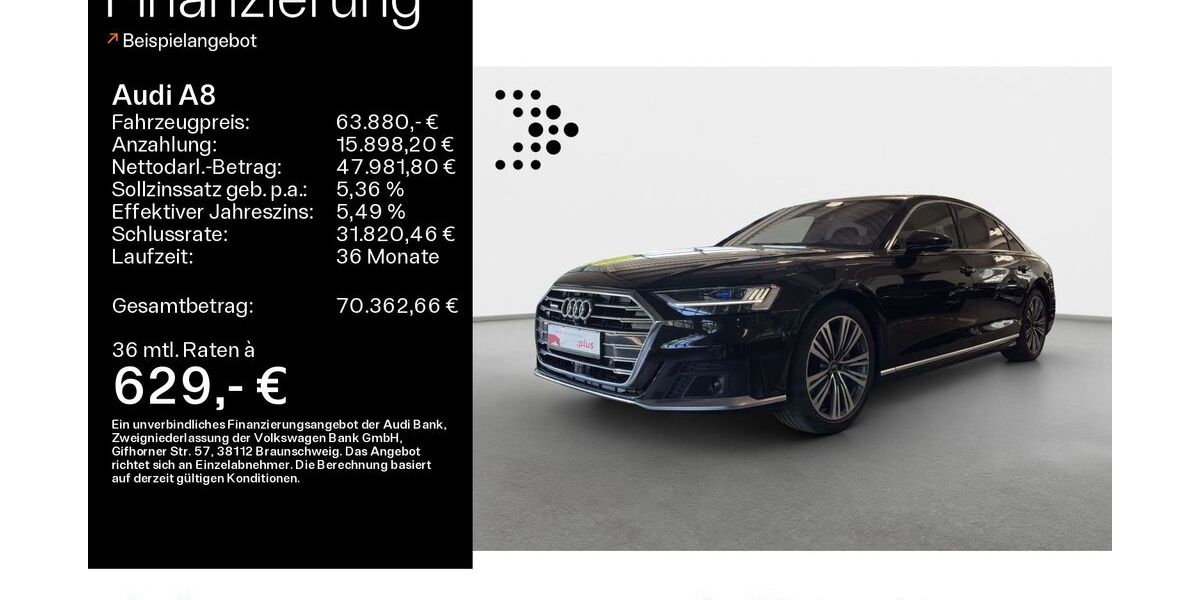 Audi A8 55.000 km 63.880 &euro; Hofheim 65719