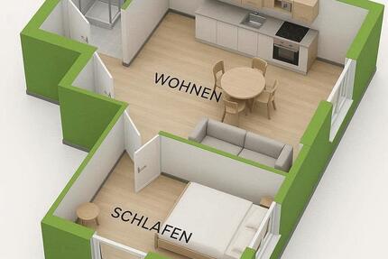 Wohnung Dieburg - 2 Zimmer, 45 m&sup2;, 149.000&euro; | Angebot:26958577