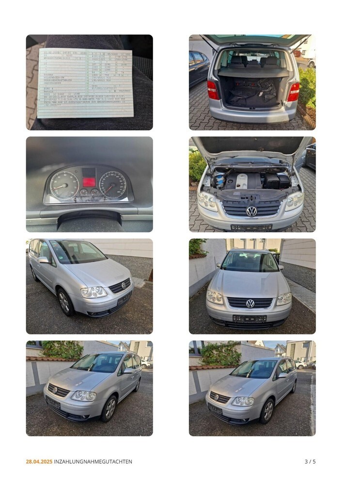 VW Touran 195.000 km 3.400 € Rodgau 63110