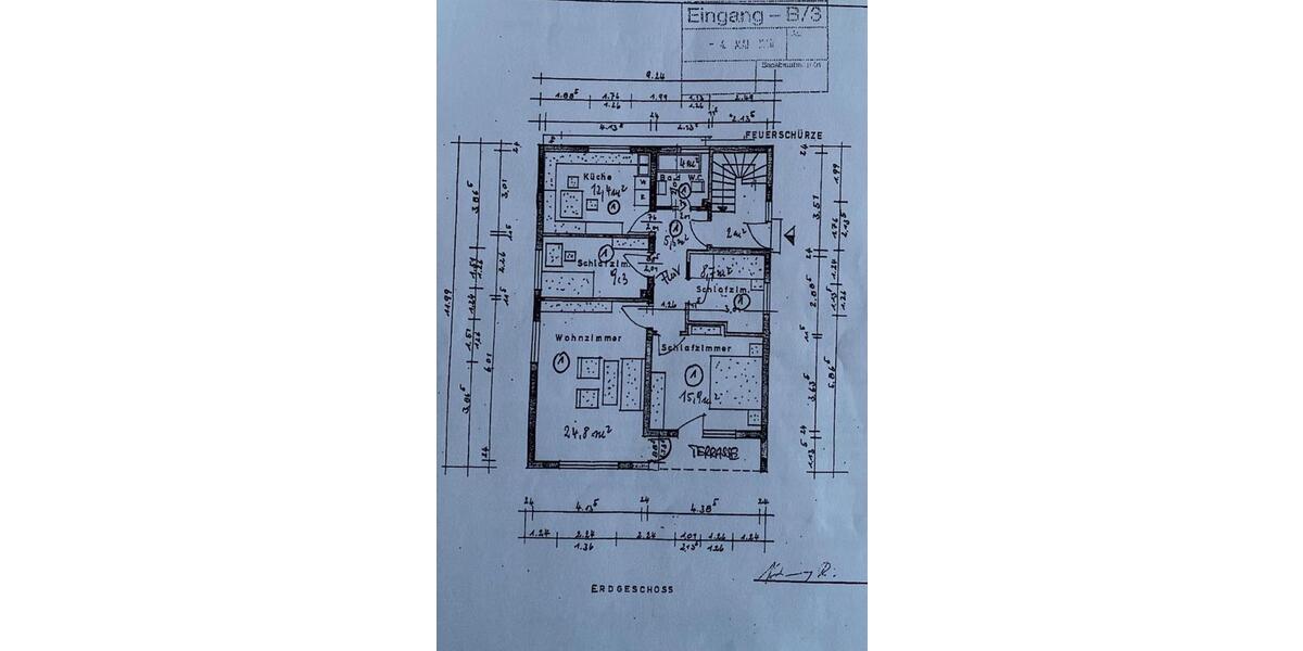 Erdgeschoßwohnung Bickenbach - 4 Zimmer, 85 m&sup2;, 1.400&euro; | Angebot:25046831
