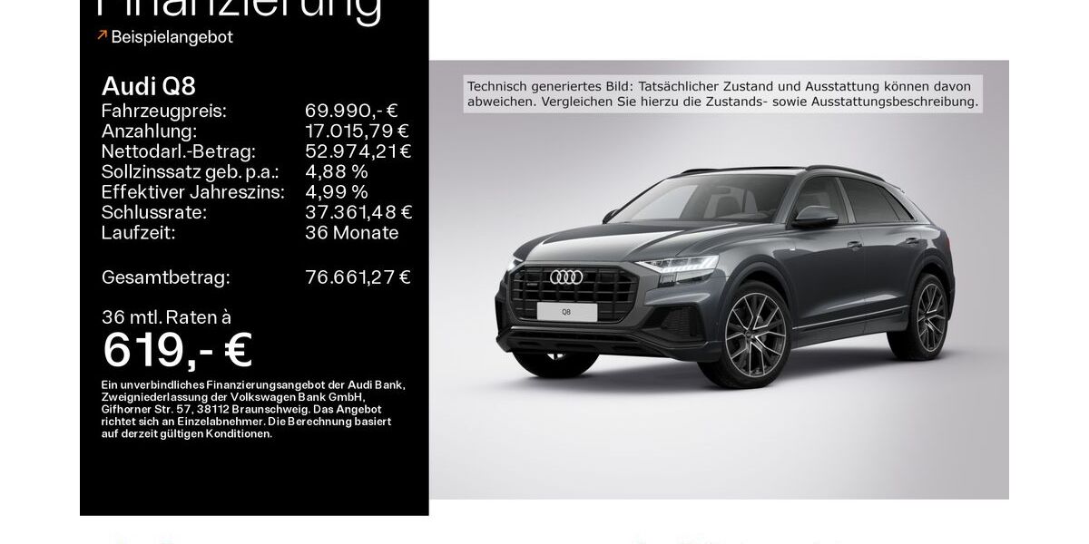 Audi Q8 79.222 km 69.990 &euro; Hofheim 65719