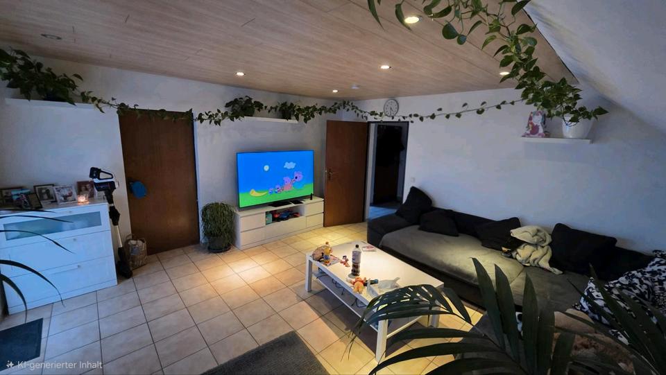 Dachgeschoßwohnung Babenhausen - 3.5 Zimmer, 95 m&sup2;, 1.100&euro; | Angebot:26403860