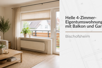Wohnung Bischofsheim - 4 Zimmer, 103 m&sup2;, 290.000&euro; | Angebot:26800404
