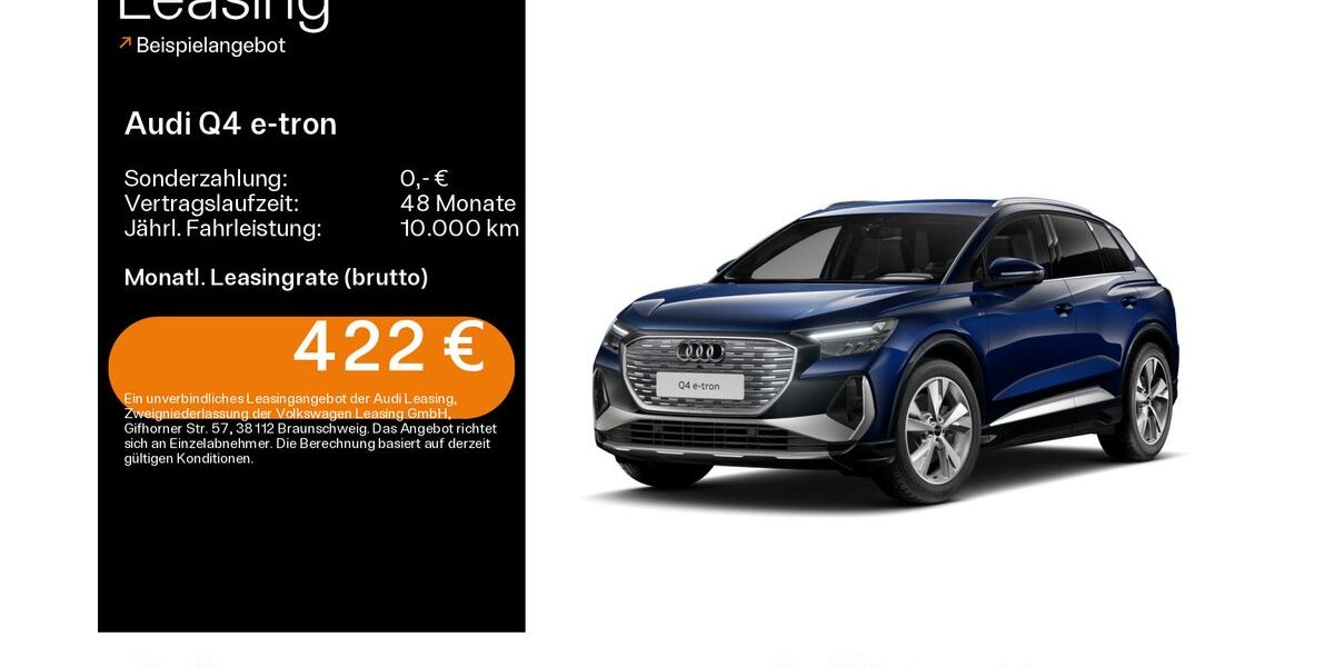 Audi Q4 e-tron 9.970 km 42.990 &euro; Hofheim 65719